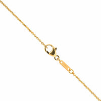 18K Yellow Gold & Platinum Diamond & Emerald Pendant Necklace