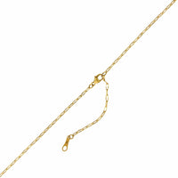 18K Yellow Gold Emerald and Diamond Necklace