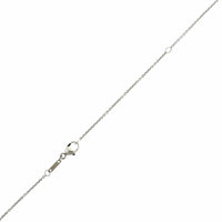 Platinum & 18K Yellow Gold Necklace with a Diamond & Emerald Pendant