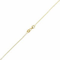 18K Yellow Gold Pear Shaped Emerald and Diamond Halo Necklace