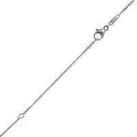 Platinum Pear Shaped Emerald and Diamond Pendant Necklace