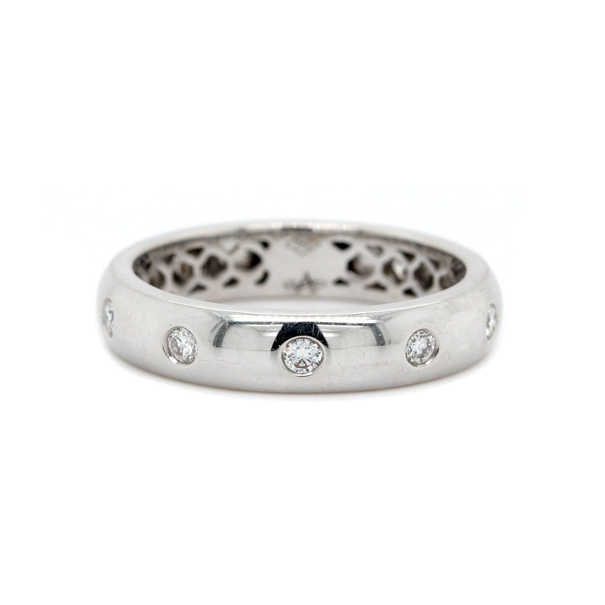 18K White Gold 4mm Diamond Eternity Band