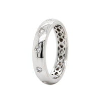 18K White Gold 4mm Diamond Eternity Band