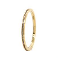18K Rose Gold Channel Set Diamond Eternity Band