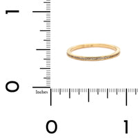 18K Rose Gold Channel Set Diamond Eternity Band