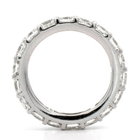 Platinum Cushion Cut Diamond Eternity Band