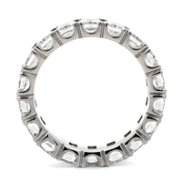 Platinum Radiant Cut Diamond Eternity Band