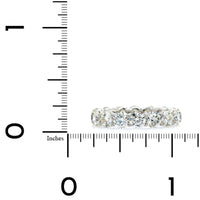Platinum Shared Prong Eternity Diamond Band