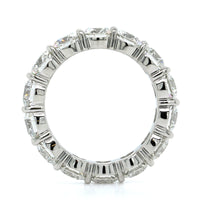Platinum Shared Prong Eternity Diamond Band
