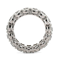 Platinum Cushion Cut Diamond Eternity Band