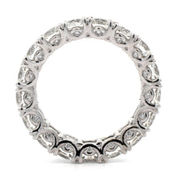 Platinum Cushion Cut Diamond Eternity Band