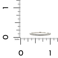Platinum Shared Prong Diamond Eternity Band