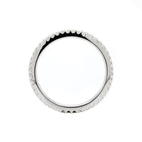 18K White Gold Diamond Shared Prong Eternity Band