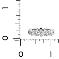 Platinum Diamond Shared Prong Eternity Band