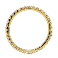 18K Yellow Gold Diamond Eternity Band