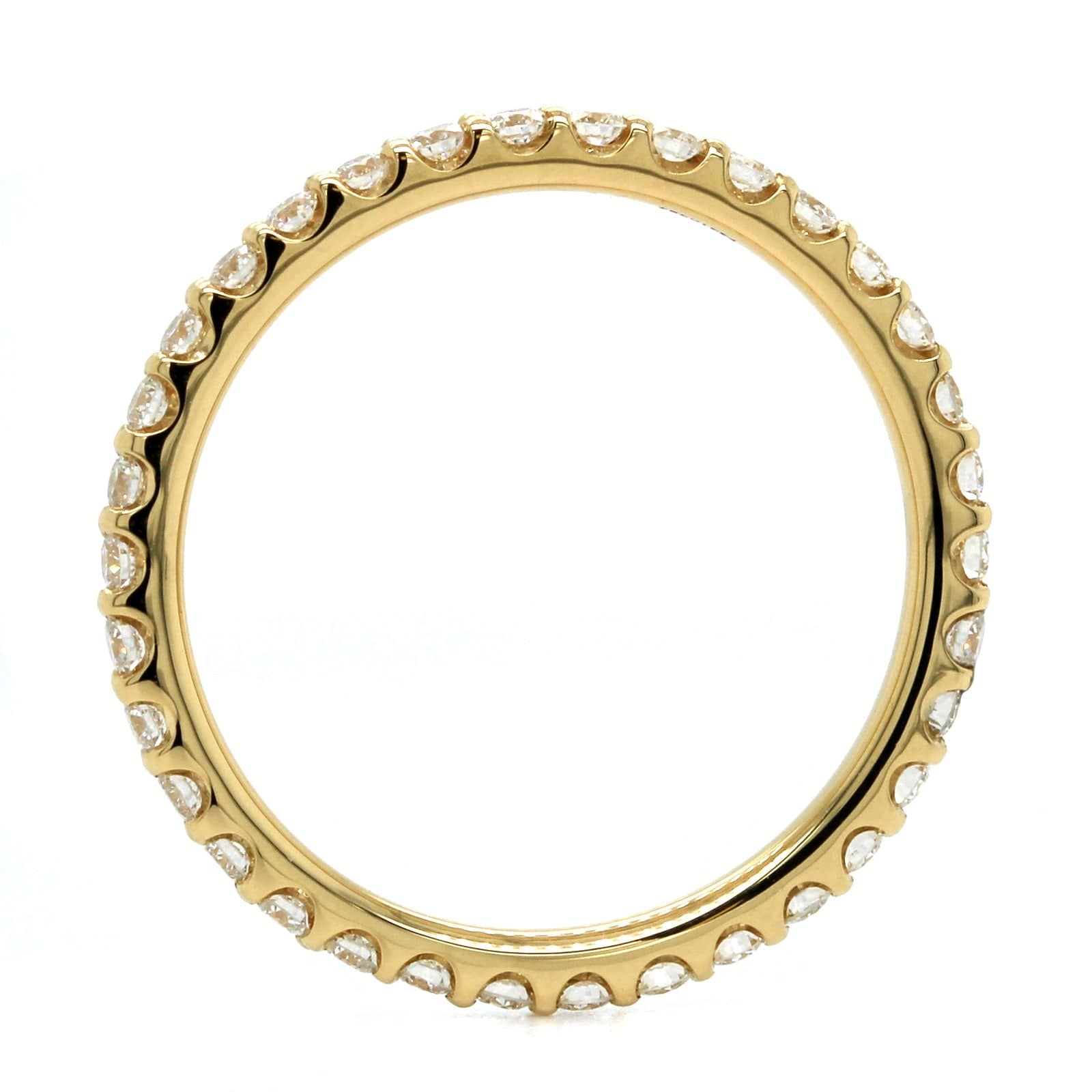 18K Yellow Gold Diamond Eternity Band