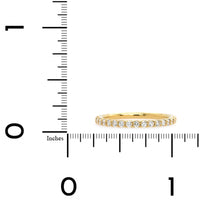 18K Yellow Gold Diamond Eternity Band
