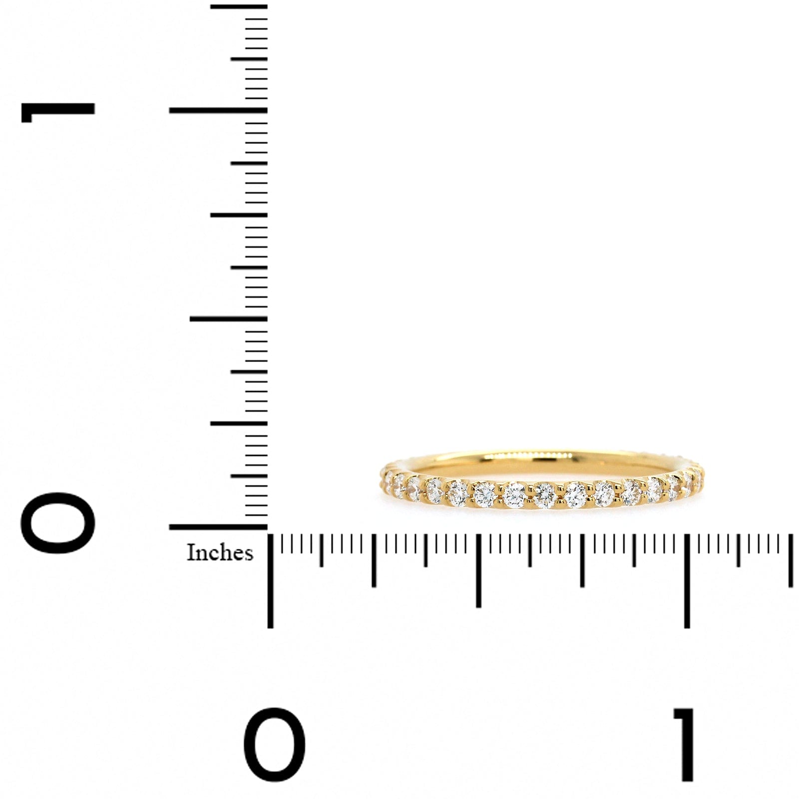 18K Yellow Gold Diamond Eternity Band