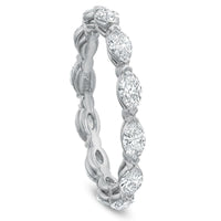 Platinum Grande Aire Petite Diamond Band