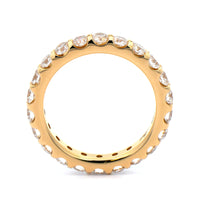 18K Yellow Gold Modern Aire Shared Prong 2CTW Diamond Eternity Band