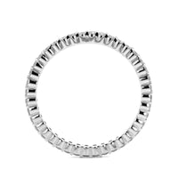 Platinum Classic Shared Prong Diamond Eternity Band