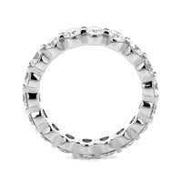 Platinum Classic Shared Prong 3CTW Diamond Eternity Band