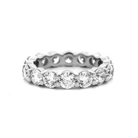 Platinum Classic Shared Prong 4CTW Diamond Eternity Band