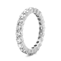 Platinum Classic Shared Prong 2CTW Diamond Eternity Band