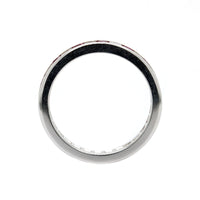 18K White Gold Channel Set Ruby and Diamond Band
