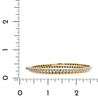 14K Yellow & White Gold Flexible Diamond Bracelet