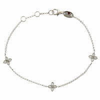 Roberto Coin 18K White Gold "Love By The Inch" Diamond Bracelet