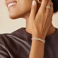 Marco Bicego Masai 18K Yellow Gold Single Row Diamond Bracelet