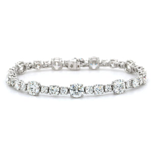 18K White Gold Diamond Bracelet