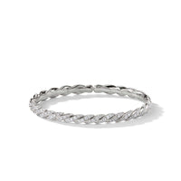 Pavéflex Bracelet in 18K White Gold with Diamonds, 5mm