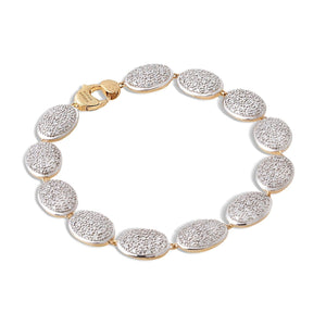 Marco Bicego 18K Yellow & White Gold Siviglia Diamond Bracelet