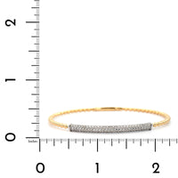 14K Two-Tone Flex Diamond Bracelet