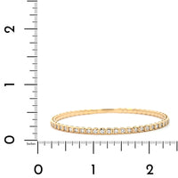 14K Yellow Gold Diamond Flex Bracelet