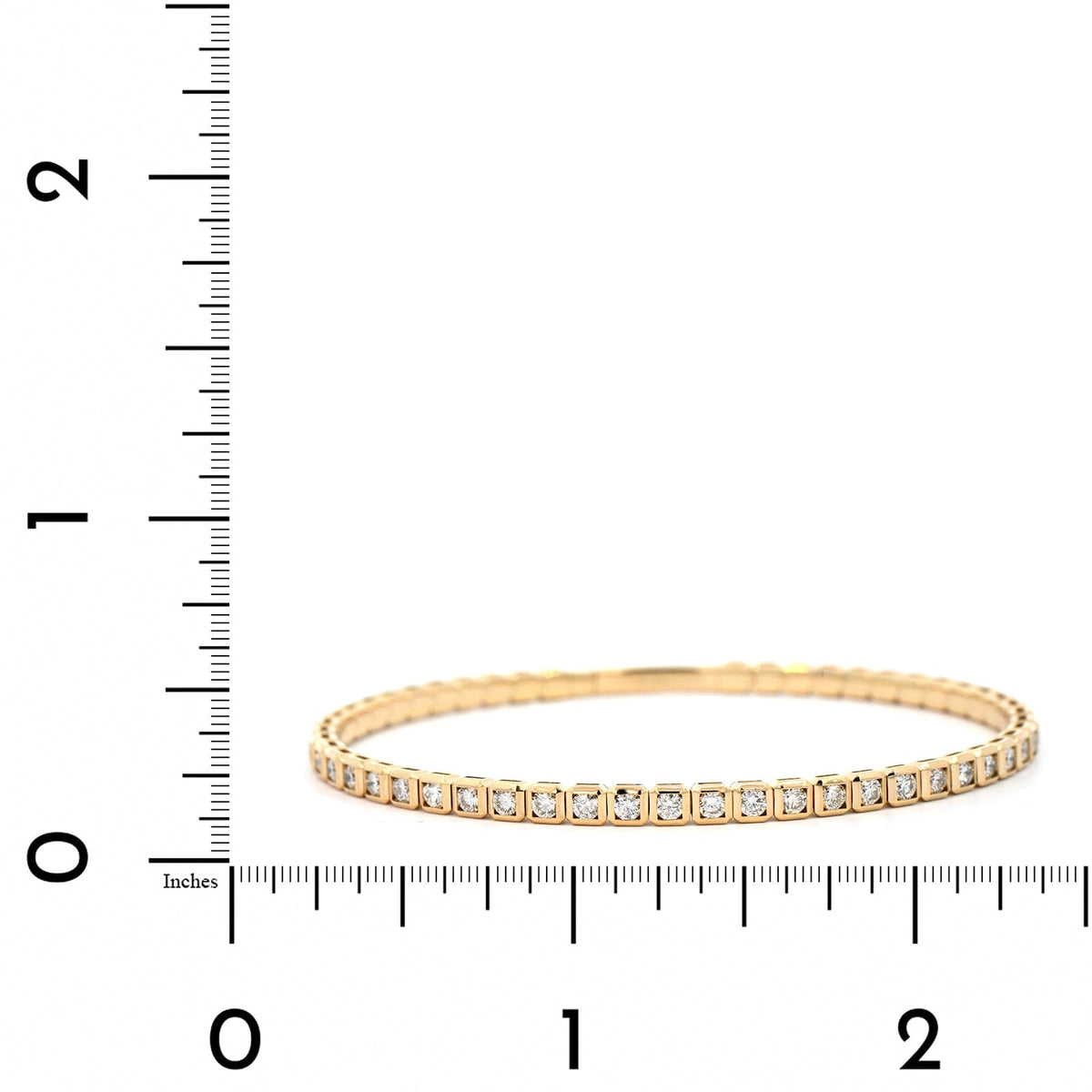 14K Yellow Gold Diamond Flex Bracelet