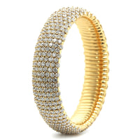 Zydo 18K Yellow Gold Diamond Stretch Bracelet