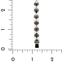 18K White Gold Spiked Diamond Bracelet