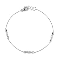 Dana Rebecca 14K White Gold Sophia Ryan Marquise Diamond Trio Bracelet