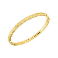 Roberto Coin 18K Yellow Gold Princess Symphony Diamond Bangle