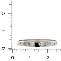 Roberto Coin 18K White Gold Pois Moi Luna Diamond Bangle