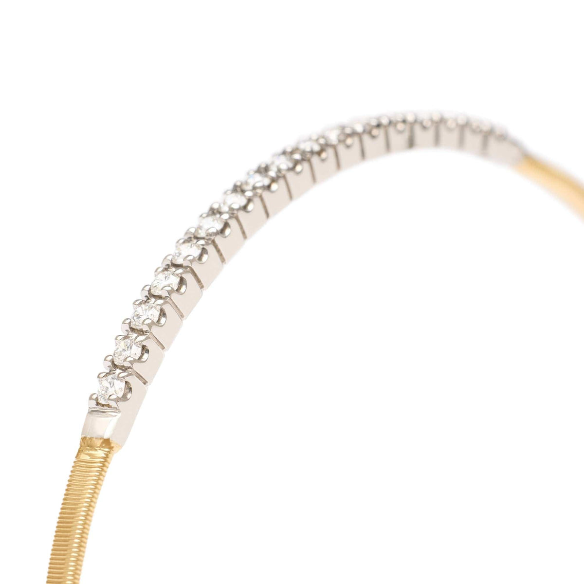 Marco Bicego 18K Yellow Gold Masai Single Strand Diamond Bracelet