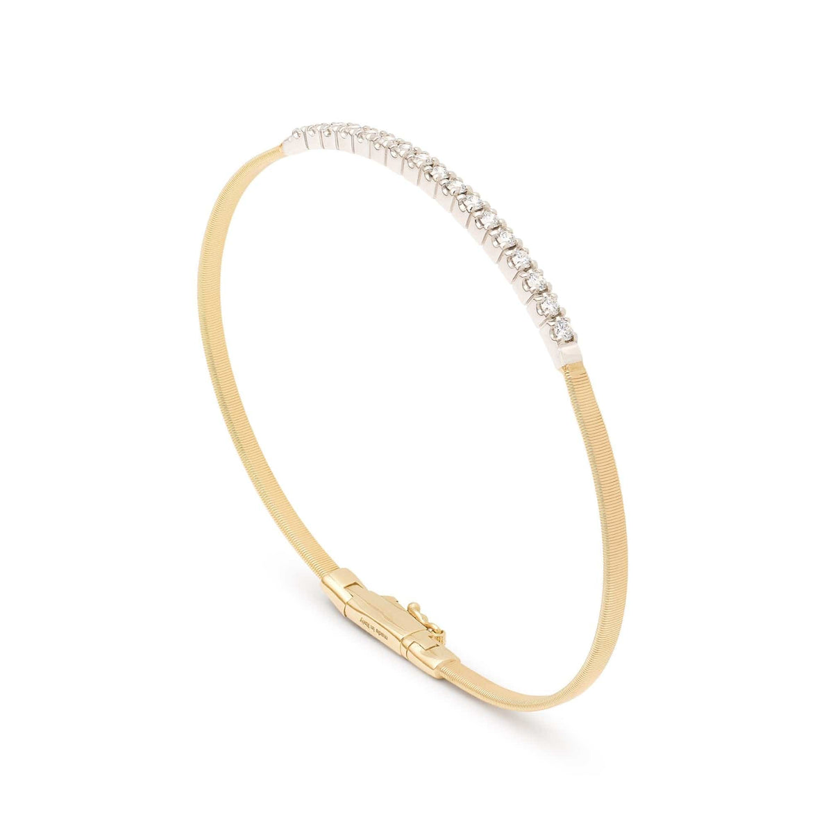 Marco Bicego 18K Yellow Gold Masai Single Strand Diamond Bracelet