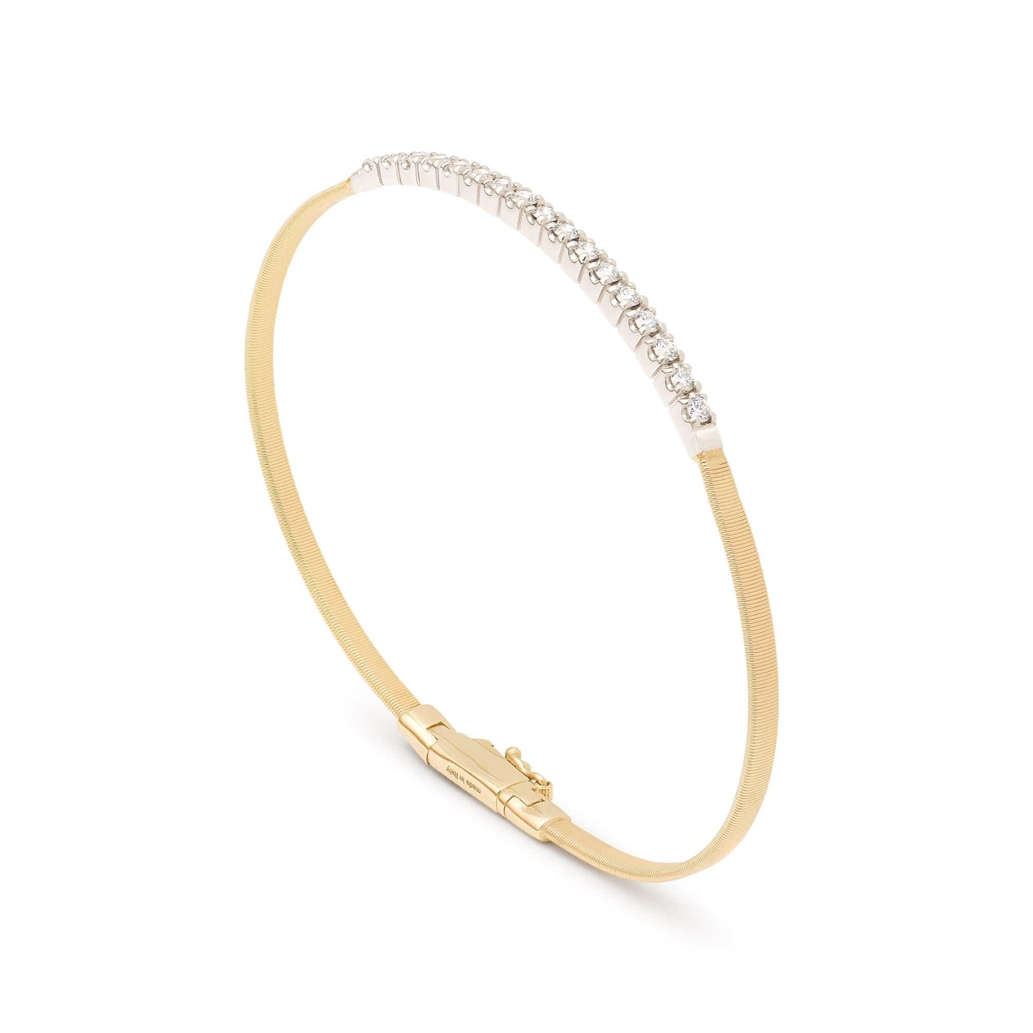 Marco Bicego 18K Yellow Gold Masai Single Strand Diamond Bracelet