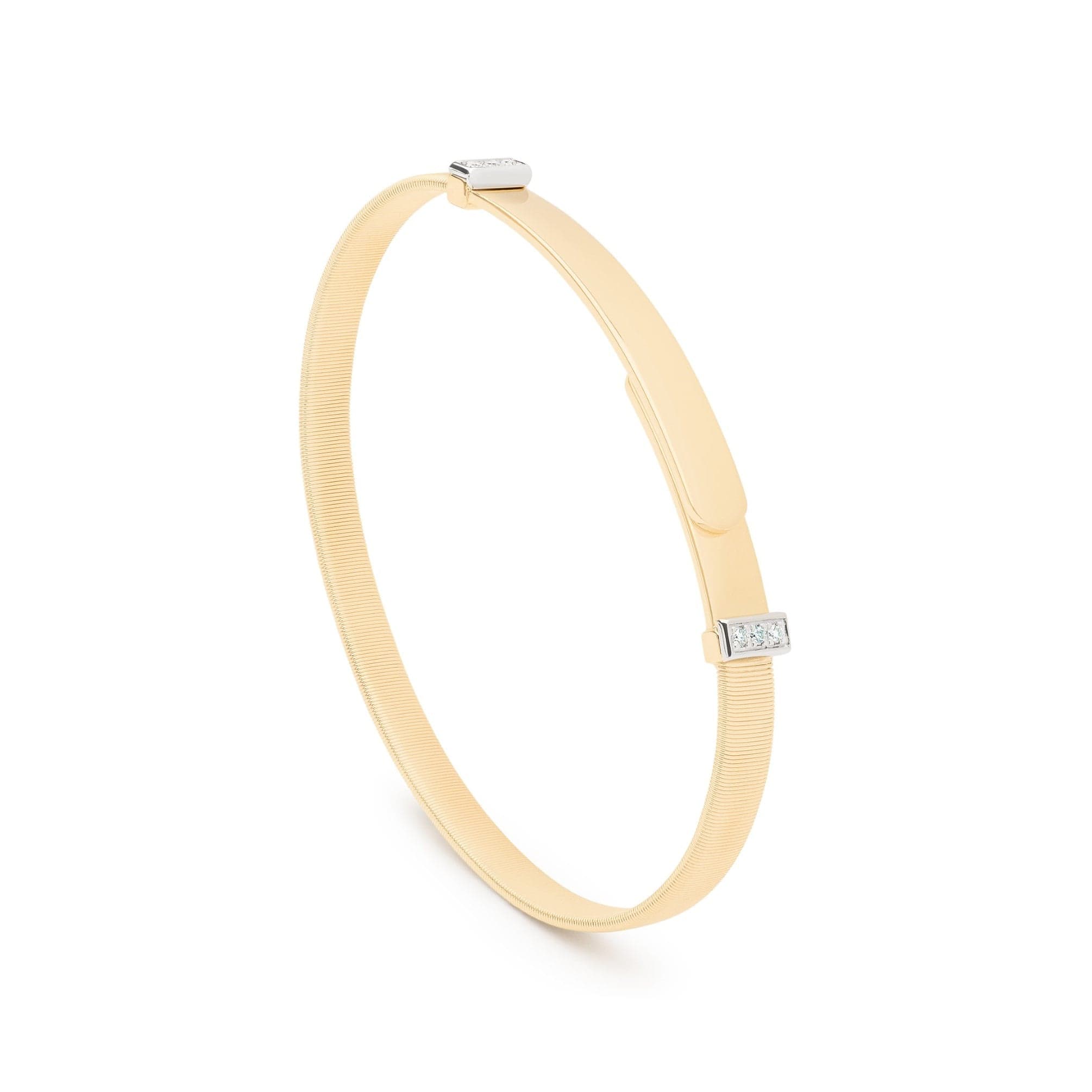 Marco Bicego 18K Yellow Gold Masai Diamond Coil Bracelet