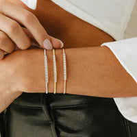 Dana Rebecca 14K Yellow Gold Diamond Ava Bea Flexi Cuff Bracelet