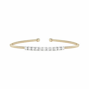 Dana Rebecca 14K Yellow Gold Diamond Ava Bea Flexi Cuff Bracelet