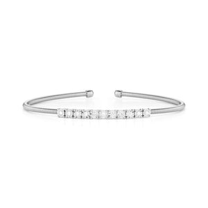 Dana Rebecca 14K White Gold Ava Bea Flexi Diamond Cuff Bracelet